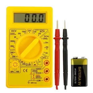 Professional Digital Multimeter Portable Multi Test Cable