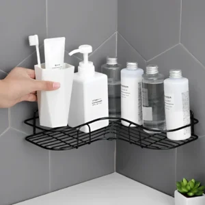 KIT 2 Prateleiras Suporte Com Alto Adesivos Para Parede Banheiro Cozinha lavanderia Shampoo E Sabonete