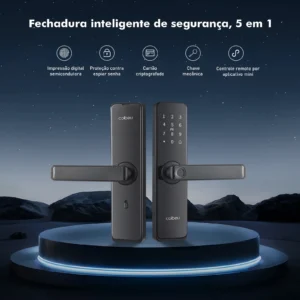 Fechadura Eletrônica， Fechadura Inteligente， Fechadura Eletrônica Tuya Wifi， Fechadura de Porta， Fechadura Inteligente Porta