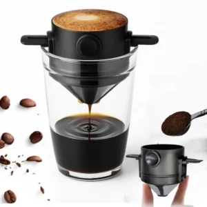 Mini Filtro de Café Dobrável Portátil Suporte de Café Reutilizável Suporte de Funil Cestas Gotejador